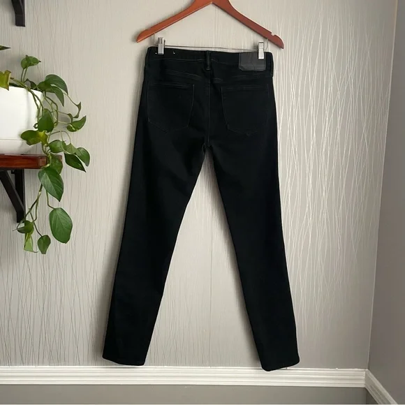 American Eagle Men’s Jeans Skinny Black Stretch Airflex Size 30 X 30 - Picture 6 of 9